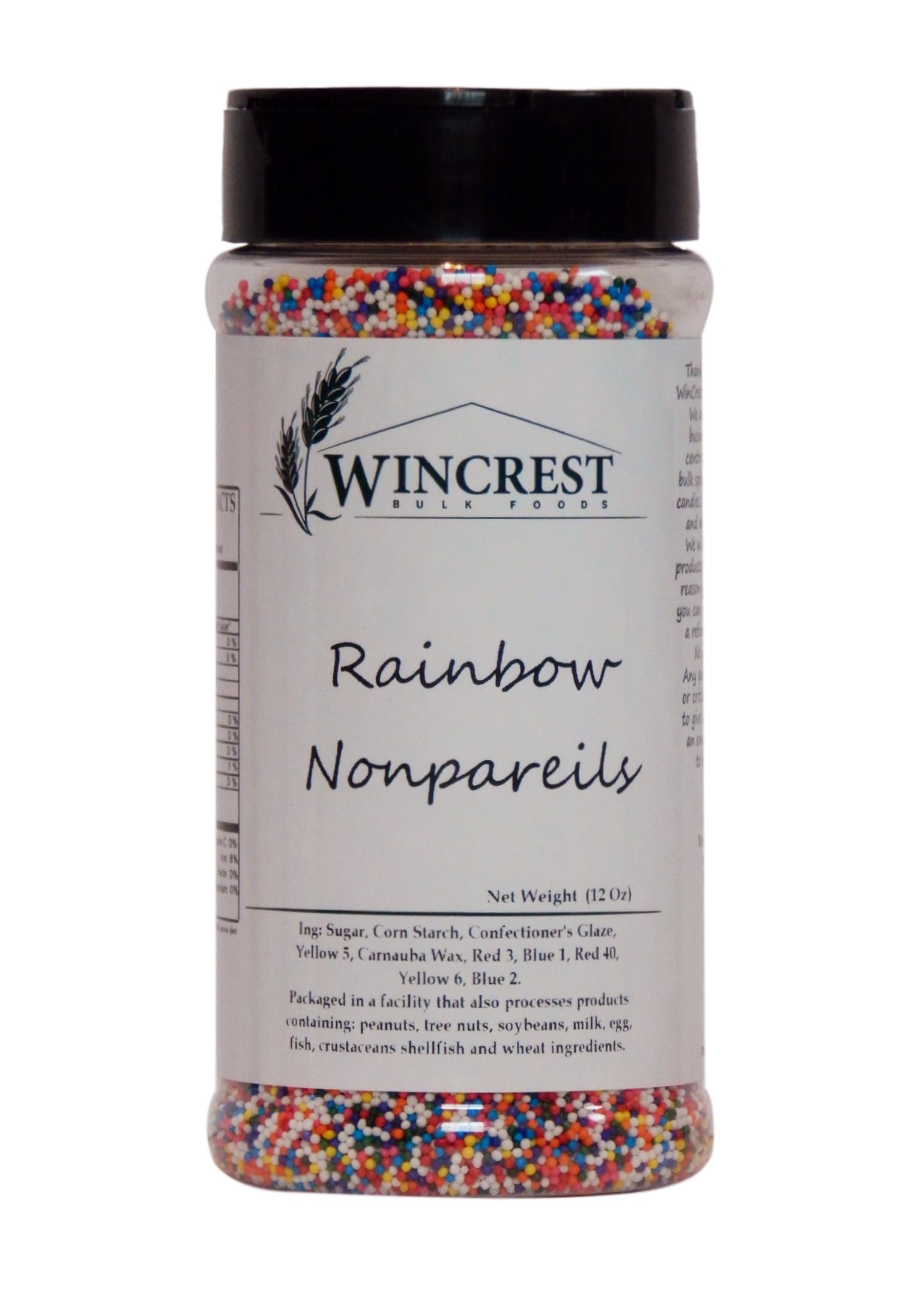 Rainbow Nonpareils - 12 Oz