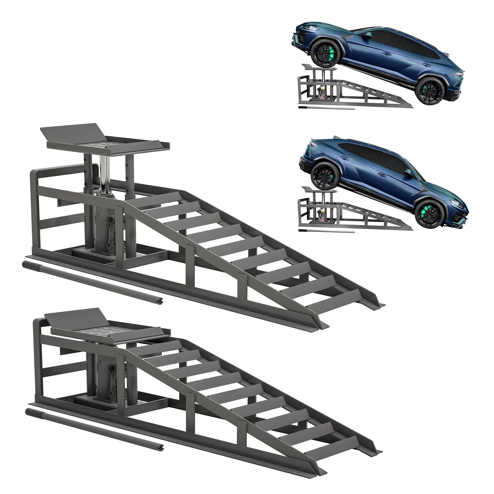 GarveeTechHydraulic car ramps, Grey