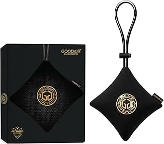 GOODAIR HEPA Car Air Purifier Bag & Pouch | 75g Activated Carbon Filter, Absorb Toxic Gases, 2.0 Premium Certified Air Purifier, Suitable for All Cars, 24/7 Air Purification - Super Black