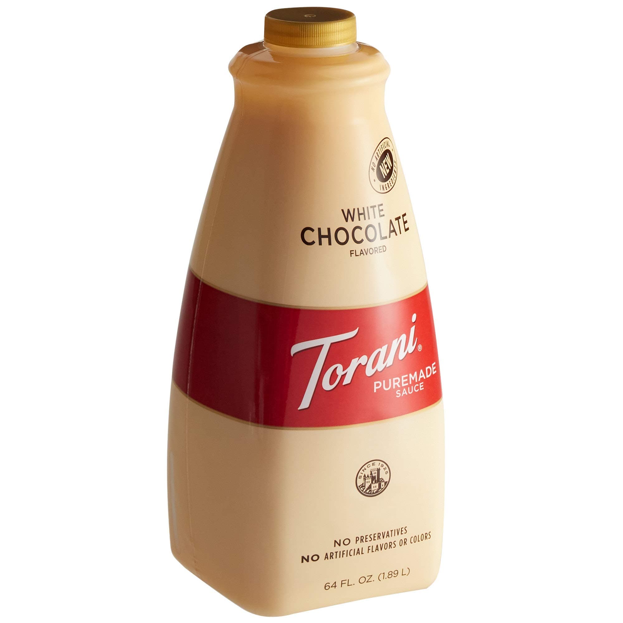 TORANI WHITE CHOCOLATE SAUCE 64 OZ.
