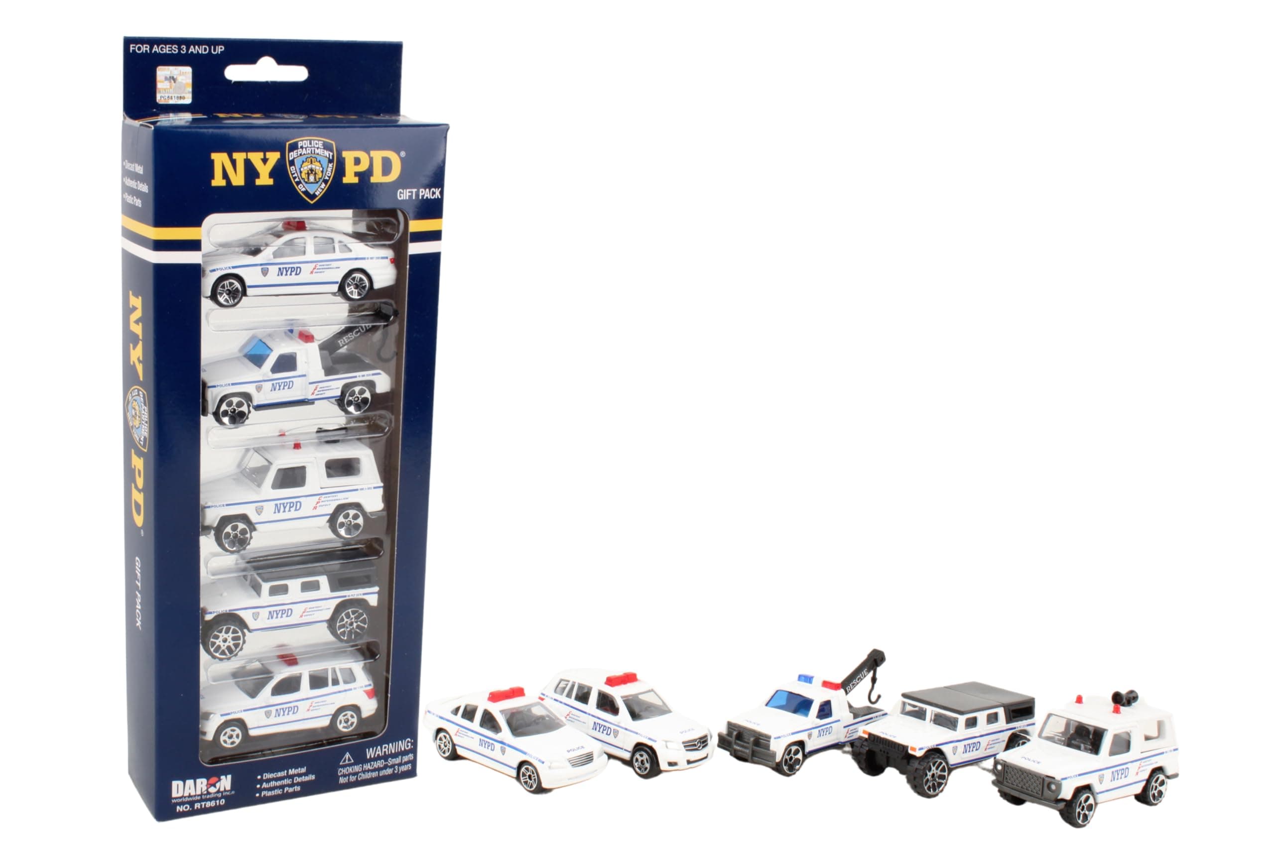 Daron Nypd Vehicle Gift Set, 5-Piece