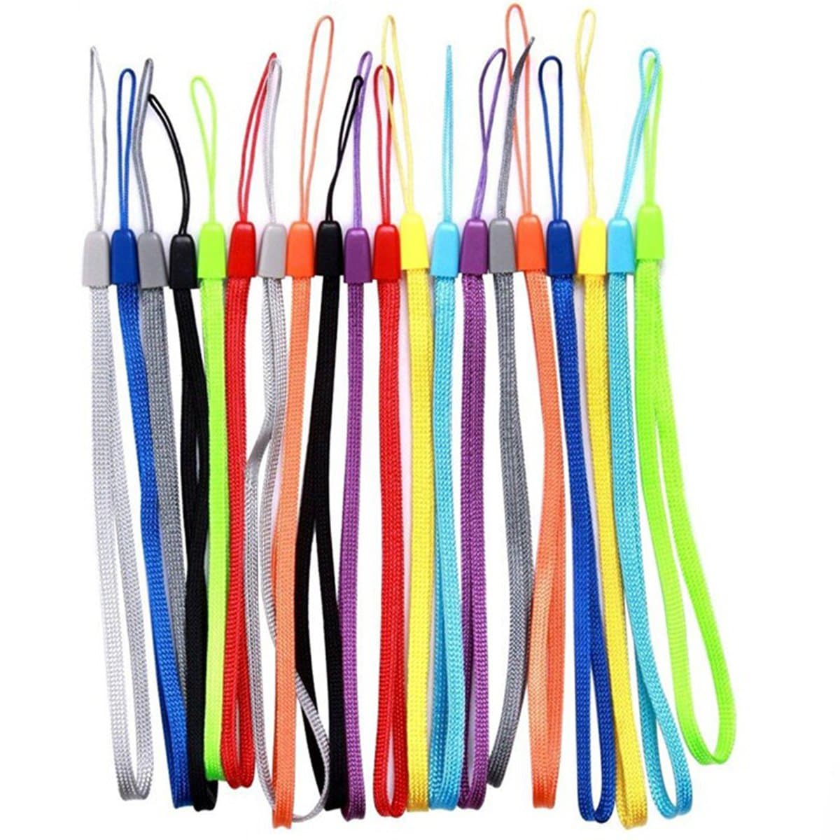 20 Pack Hand Wrist Strap Lanyards for Keys Flash Drives, 7 Inch