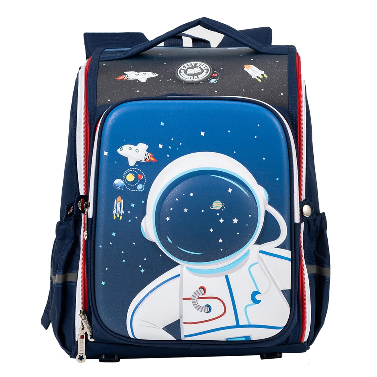Eazy Kids - Back to School - 16" Astronaut Space School Backpack - Blue