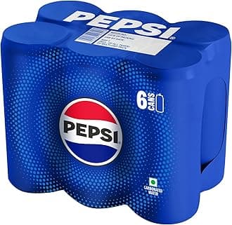 Pepsi Soft Drink (330 ml/300 ml) - Pack of 6[weight may vary]