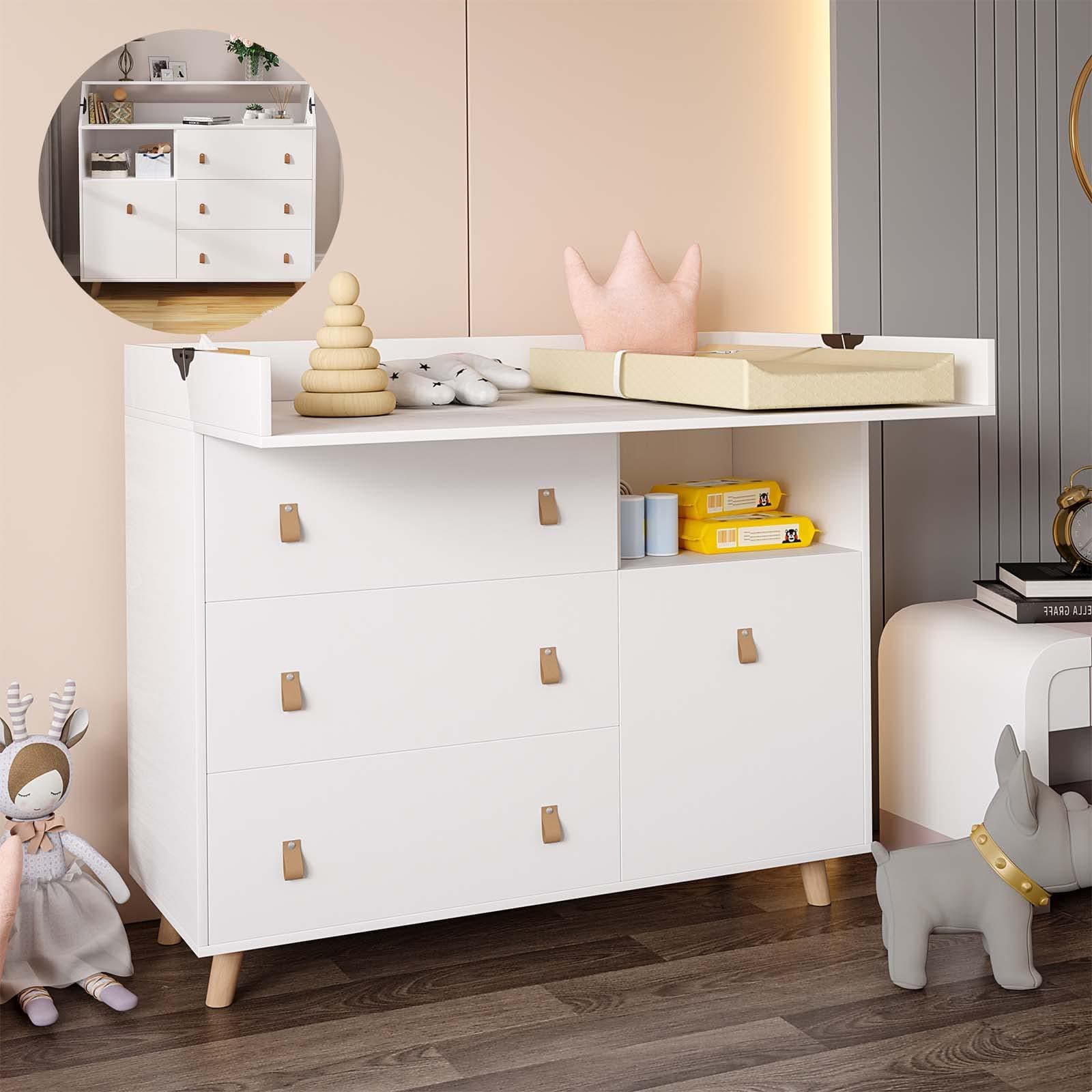 Convertible Changing Table Dresser