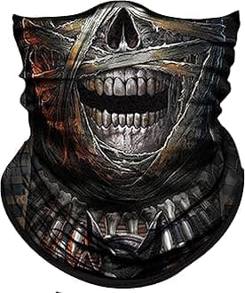 Obacle Skull Face Mask for Dust Wind Sun Protection Men Women Motorcycle Riding