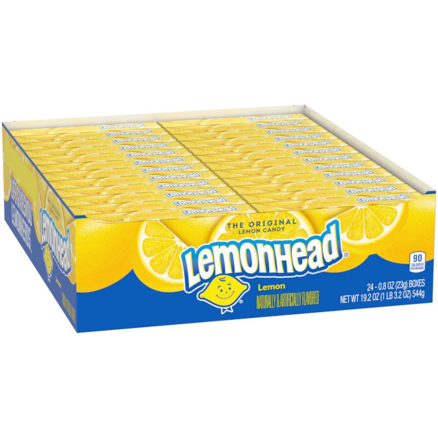 Hard Lemon Candy, 0.8 Ounce Treat-Size Boxes (Pack of 24)