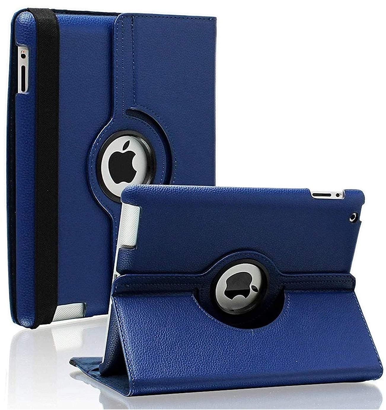 Case for iPad 2/3/4 Case - 360 Degree Rotating Stand Smart Case Protective Cover with Auto Wake Up/Sleep Feature for Apple iPad 4, iPad 3 & iPad 2(Navy)