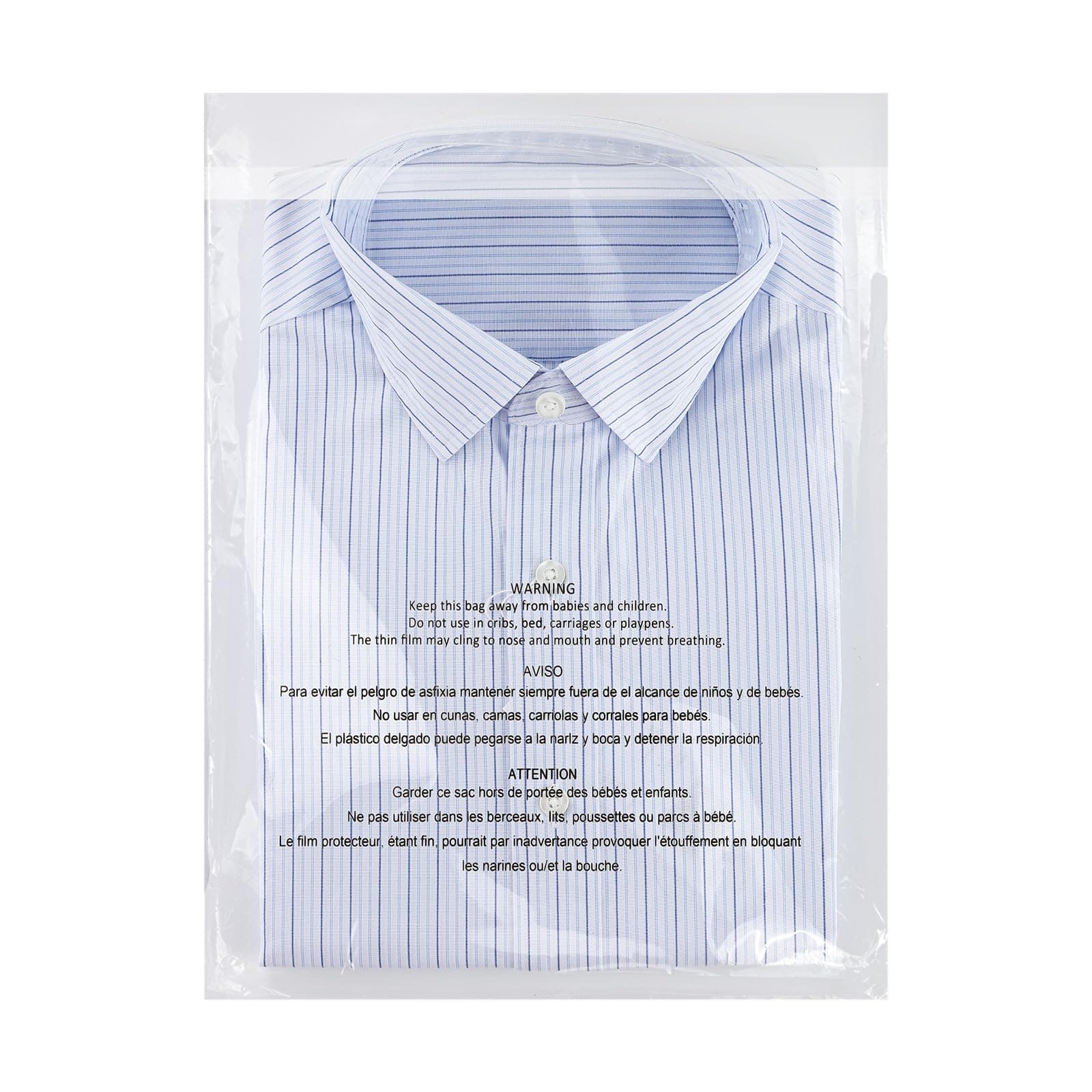 iMailer - 100 Count - 9" x 12" Clear Plastic Poly Bags with Suffocation Warning Self Seal for A4, Documents, Clothing, Shipping, Packaging - Resealable Adhesive, Not Strong