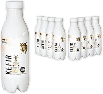 Live Kefir Company, Healthy Goat Kefir Milk, 8 x 500ml