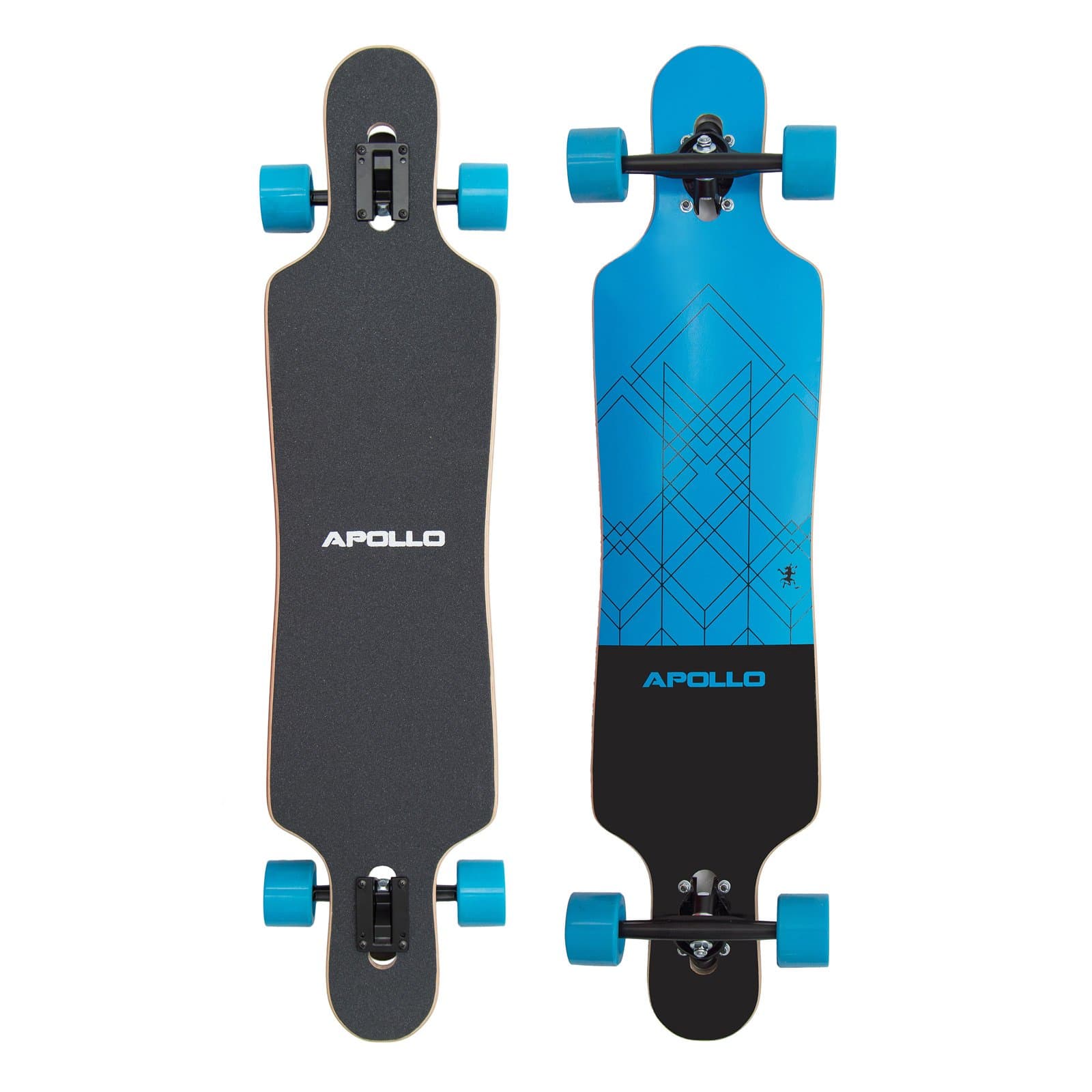 Apollo Twin Tip DT Complete Longboard, Kiribati, Length: 40", Width: 9,7"