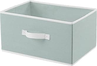 Kuber Industries Multipurposes Rectangular Flodable Storage Box, Drawer Storage and Cloth Organizer (Grey)-HS40KUBMART23892, Non-woven