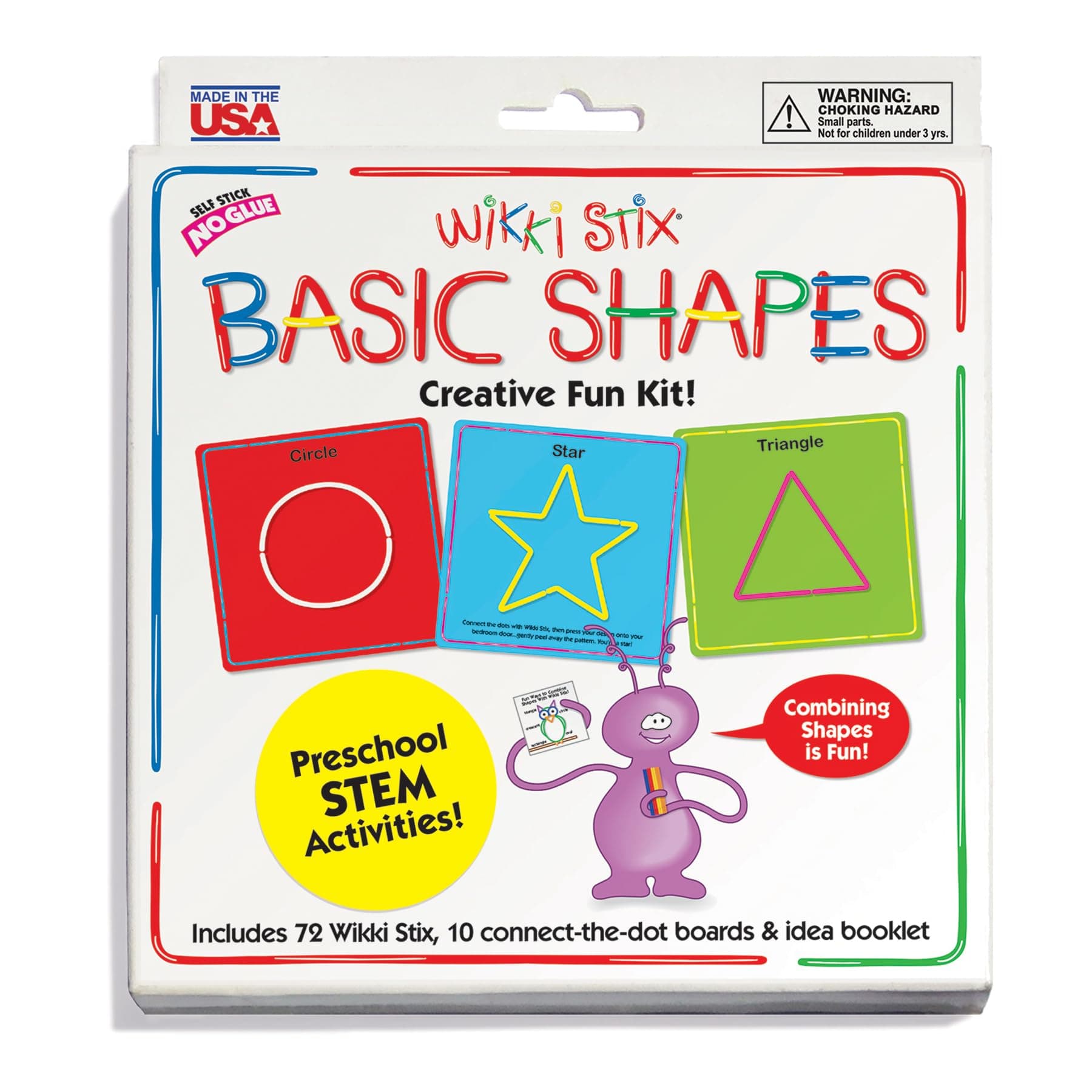 Wikki Stix Basic Shapes Cards Kit