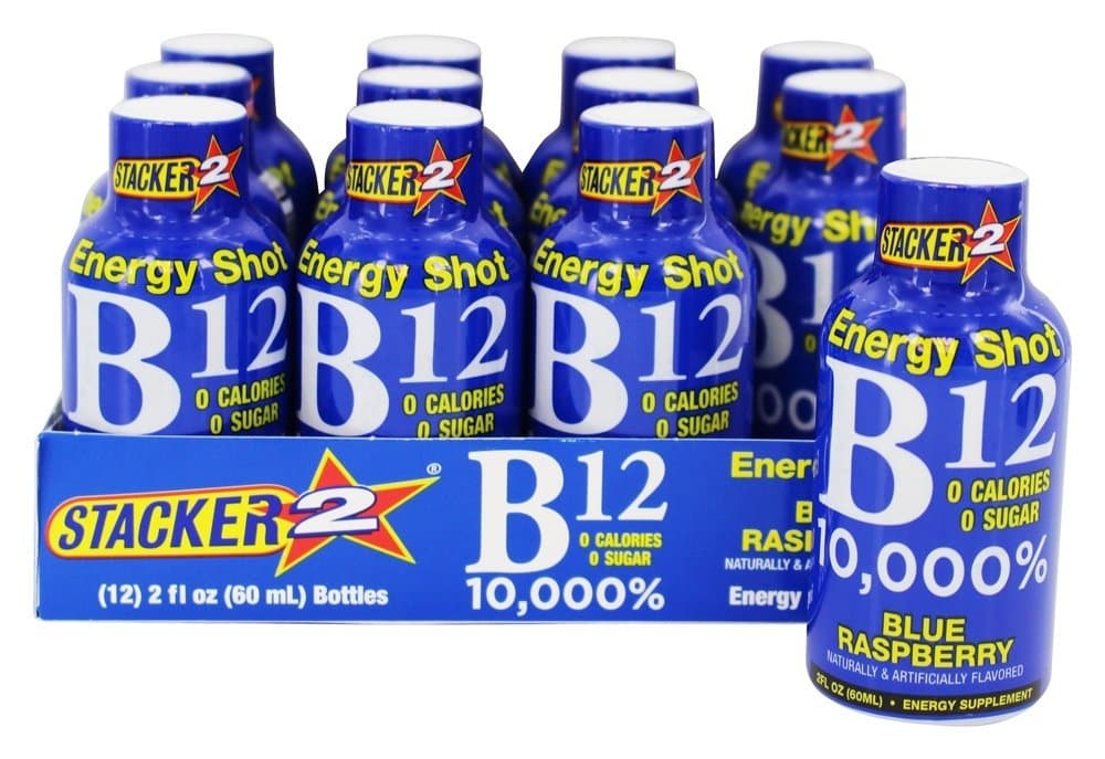 Blue Raspberry B12 Energy Shot (12 Pack)