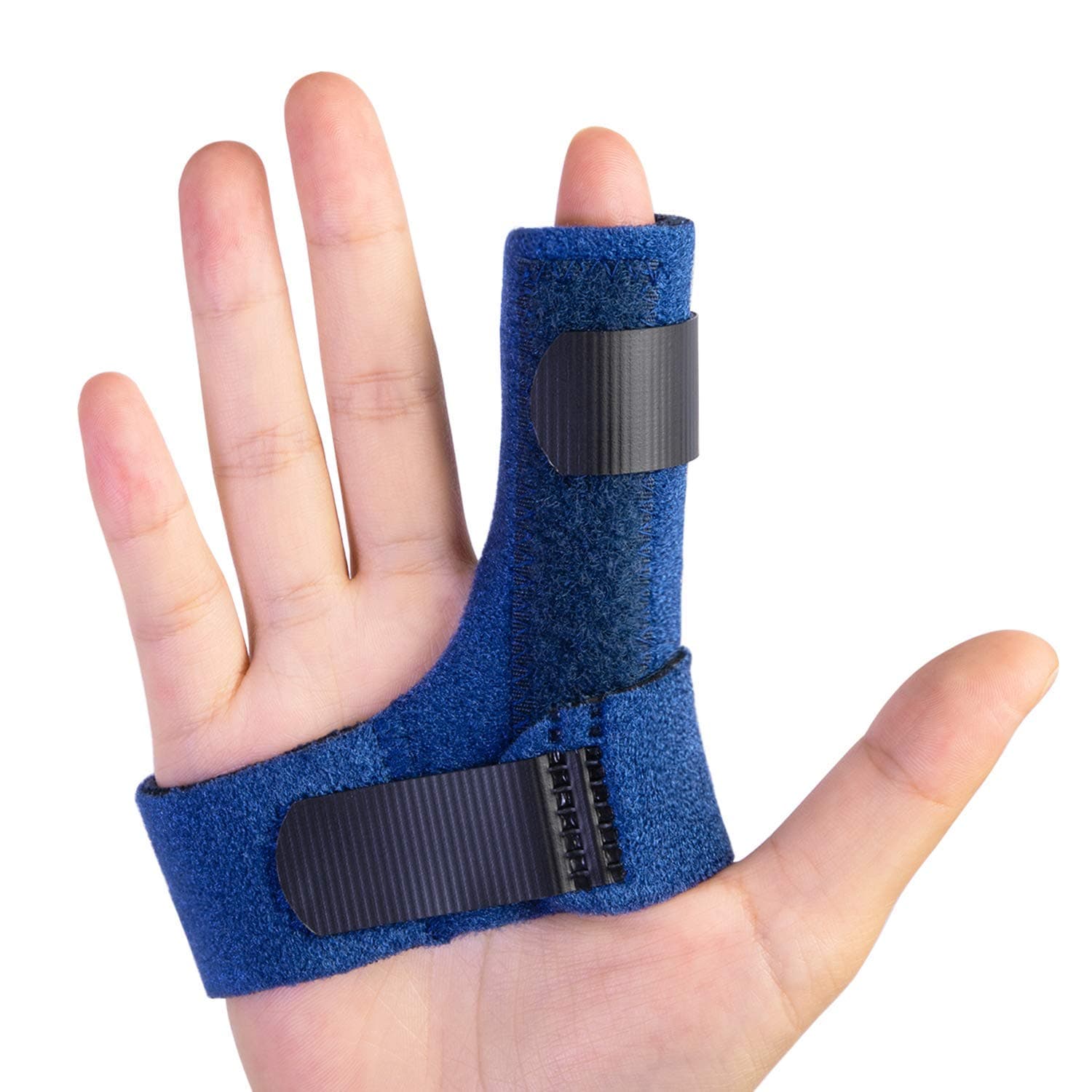 Finger Brace, Trigger Finger Splint for Index Middle Ring Pinky Finger Arthritis Pain, Tendon Injury, Broken Mallet Finger Stabilizer Supports for Dislocated Knuckle Immobilizer Wrap for