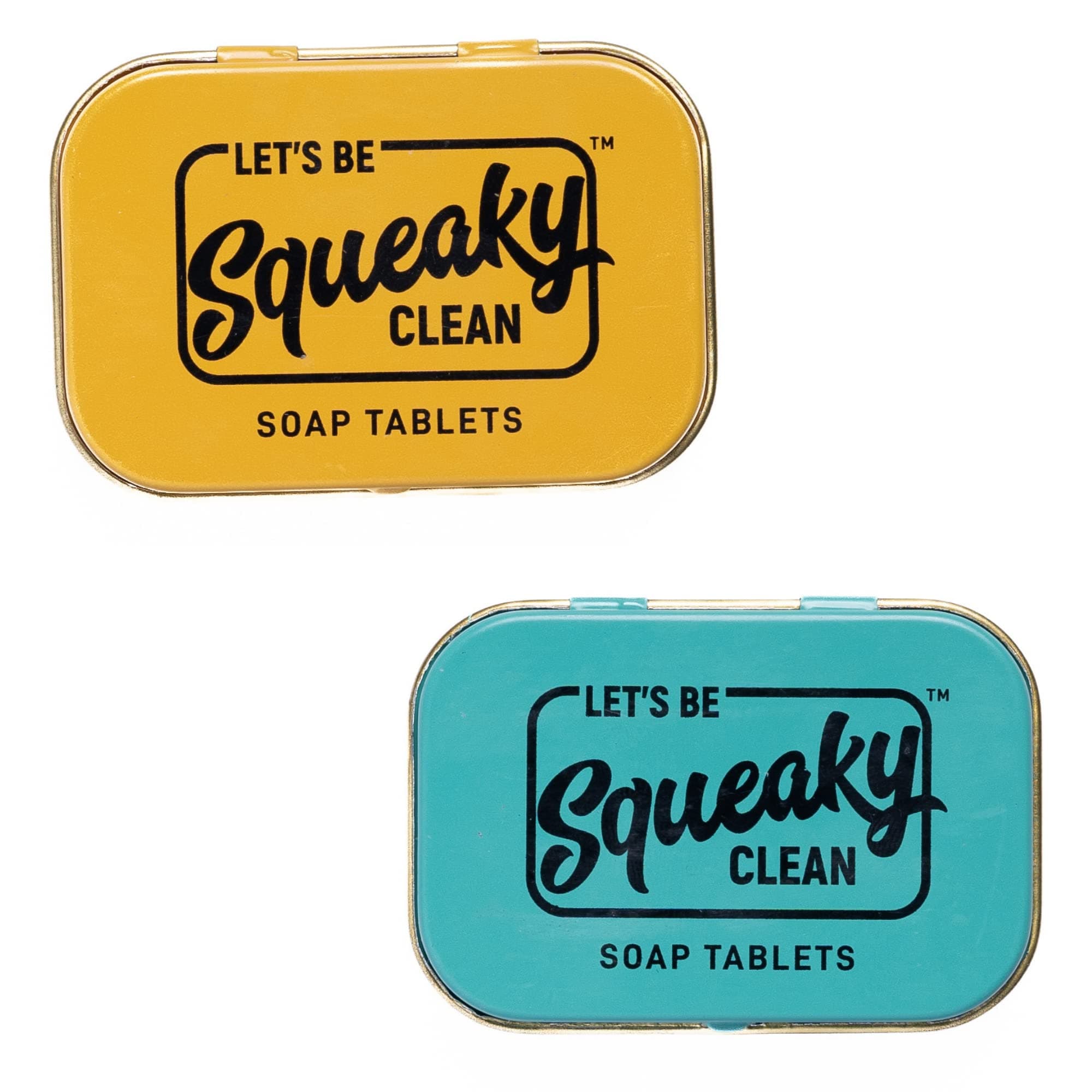 - SqueakyClean Hand Made 30 Soap Tablets in Each Tin | Single Wash Hygiene Bar | Hand Care | Convenient | Travel & Pocket Friendly Set of 2 (Lemon, And Vanilla) 20g