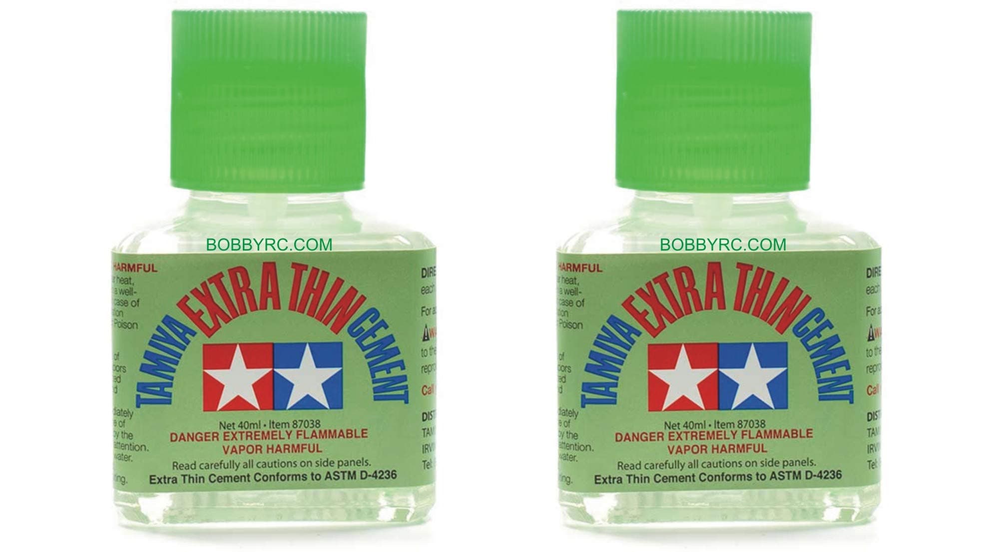 2 PACK 87038 EXTRA THIN CEMENT GLUE FINE TIP 40ML includes CHICAGOLAND RC COUPON