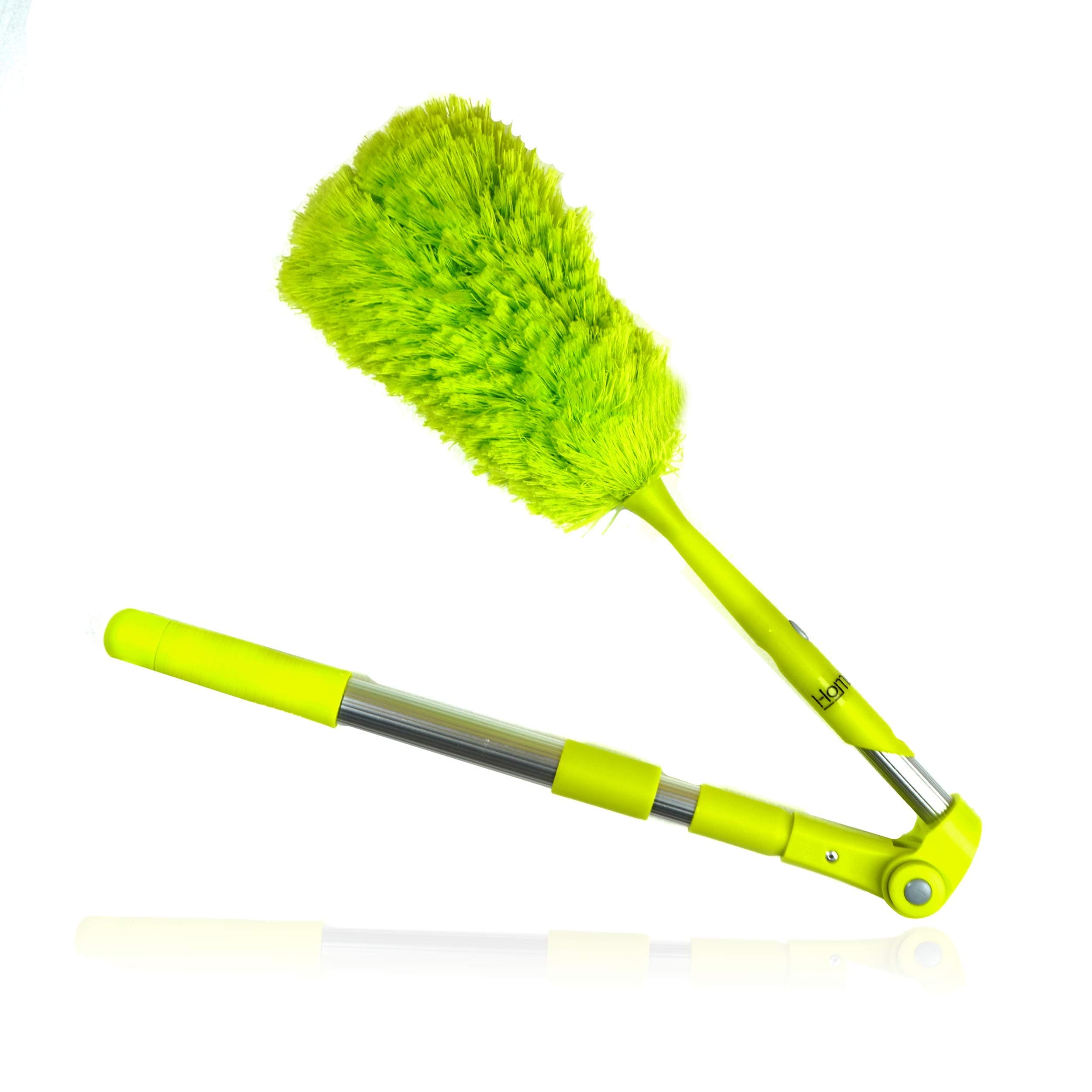 Microfiber Ceiling Fan Duster and Cleaner, with Long extendable for high Ceiling,1 Pack, 54 inches - with Bendable Extension, Perfect dusters for Cleaning Bright Green