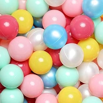 Ball Pit Balls for Toddlers Kids Plastic Balls for Ball-Pit Playpen Pool Baby Play Pastel BPA-Free Non Toxic Play Pastel Crush Proof Bal 50 100 200 500 1000 Count