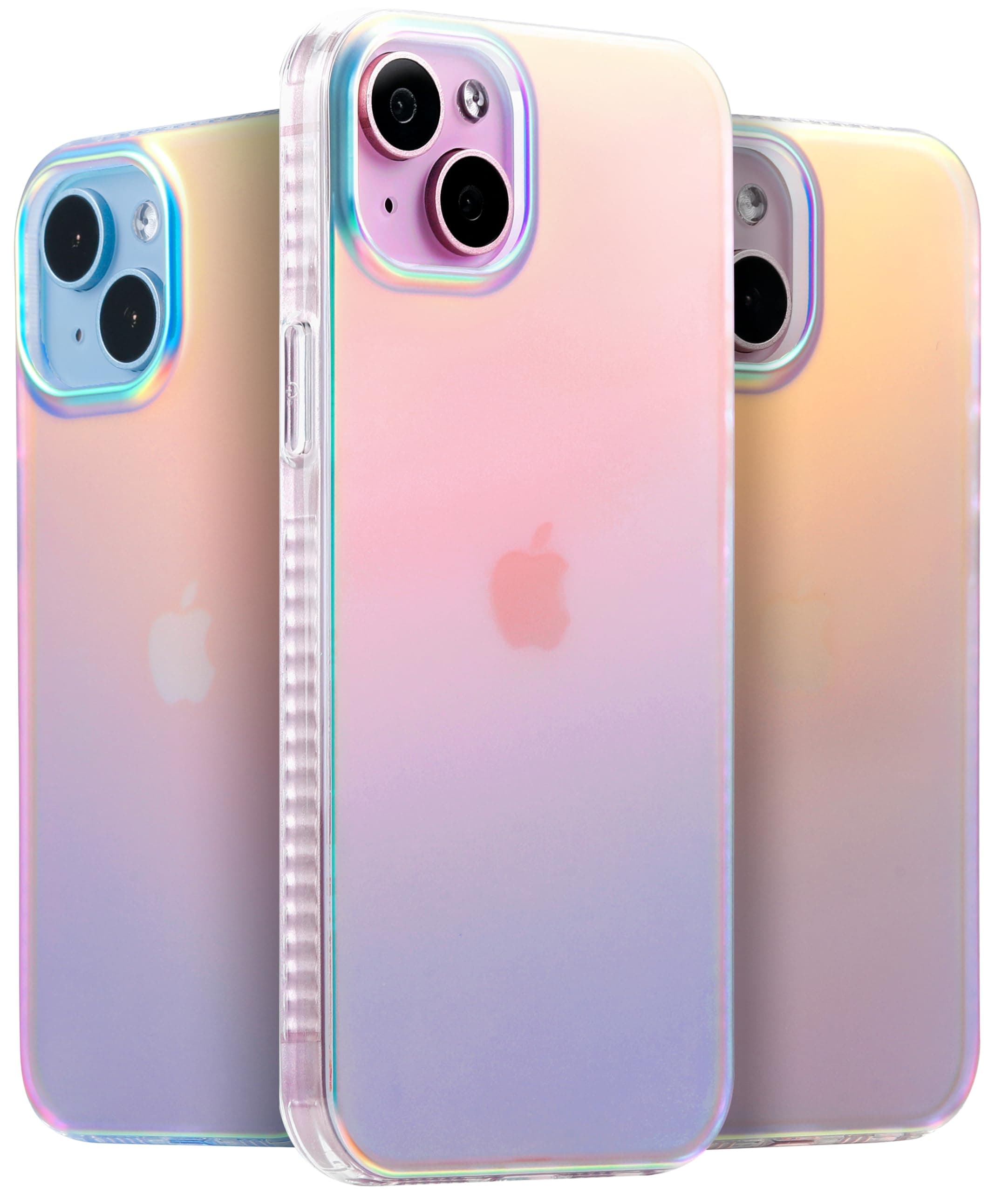 LONLI Hue - for iPhone 15 Plus Case - Iridescent [10FT Drop Protection] - Shockproof Cover with Color Changing Effect | Cute and Unique for Women, Girls and Men (2023)