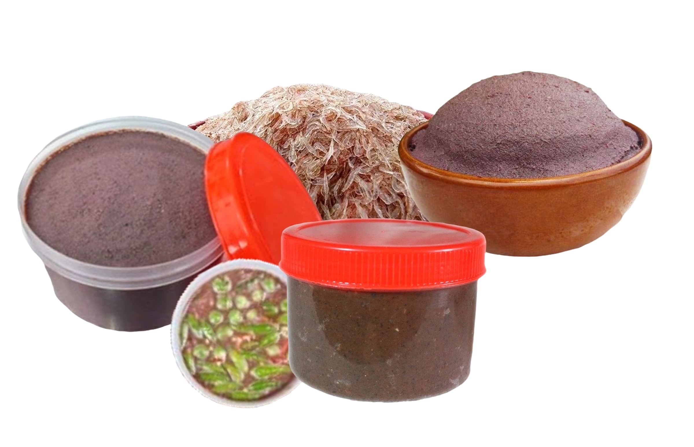 Shrimp Paste Fermented (Kapi) from Klong Khone use in Thai Seasoning Food Num Prik Ka-pi, Fried Rice, Pork in Shrimp Paste, Miang Kham, Mango Salad (500)