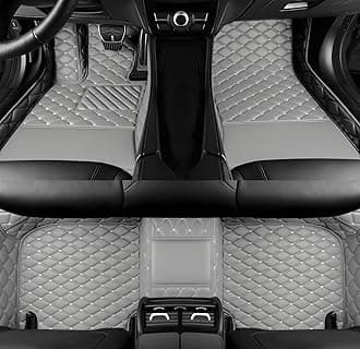 SARAHS Customized car Floor mats -Suitable for 99% of Cars, SUVs, and Trucks - car Pads to Protect Vehicle Interior Floor Accessories (Grey)