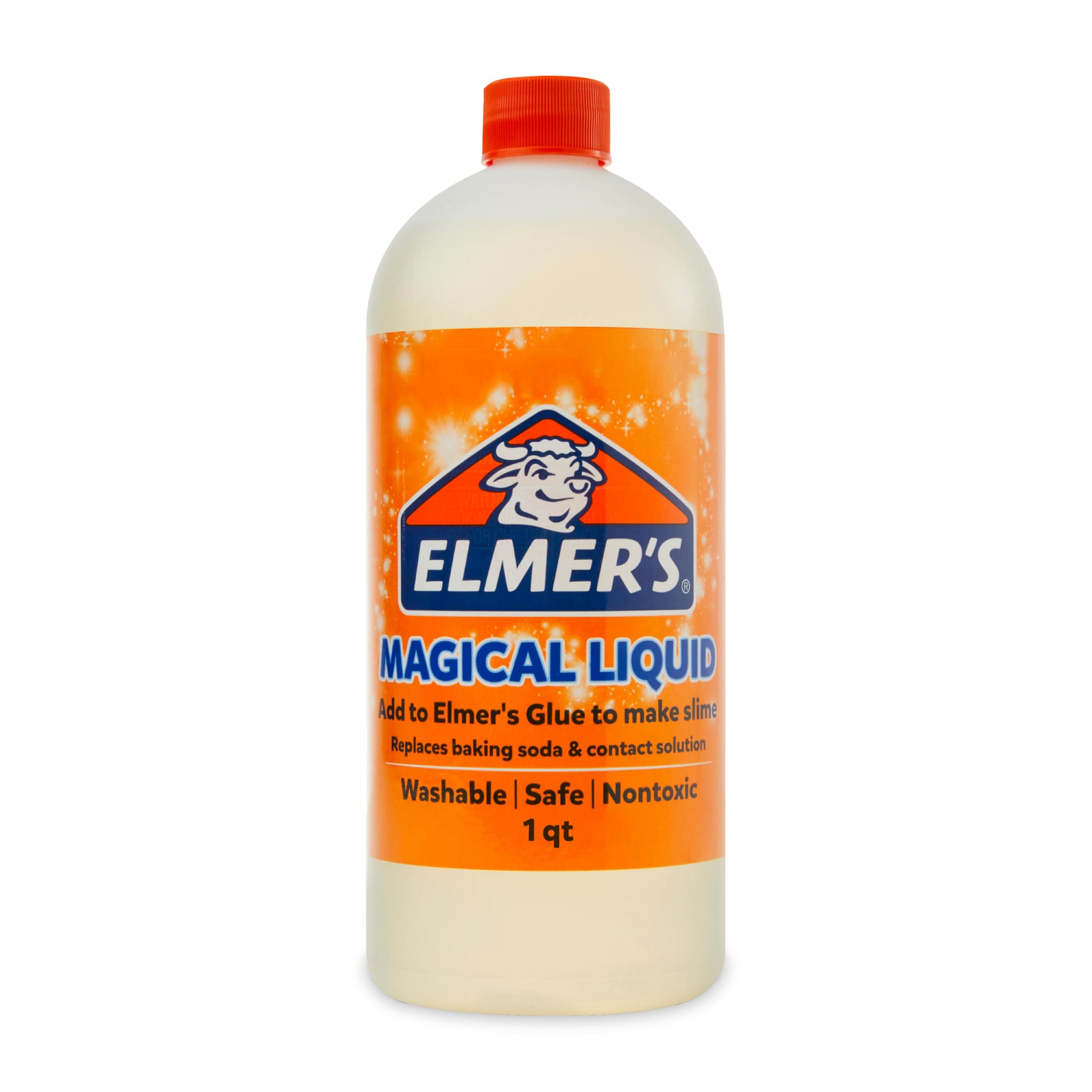 Magical Liquid, Slime Activator Solution, Updated Formula for Double Slime Output, Safe and Washable, 1 Quart