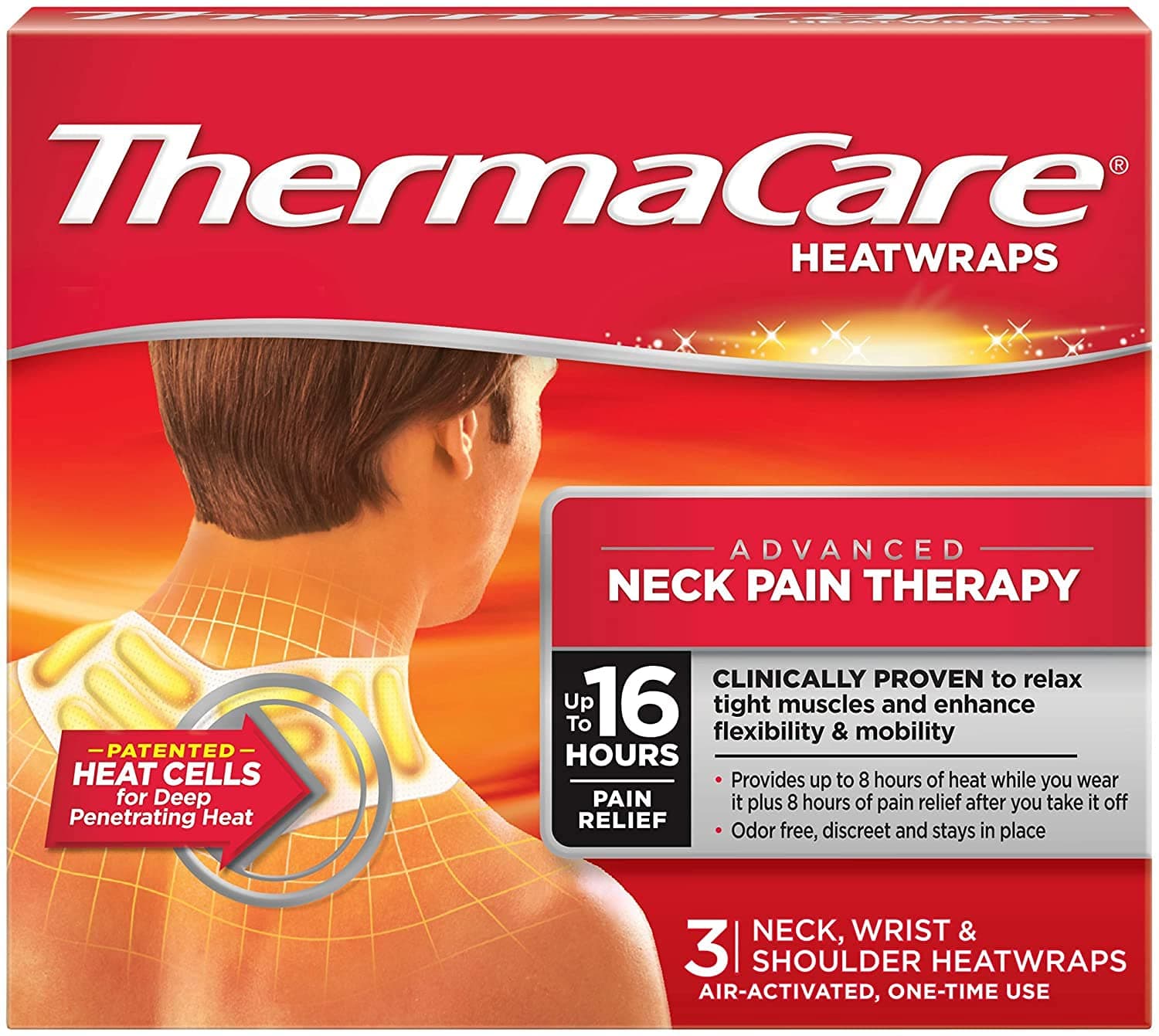 Thermacare Heat Wrap Neck/Shoulder/Wrist