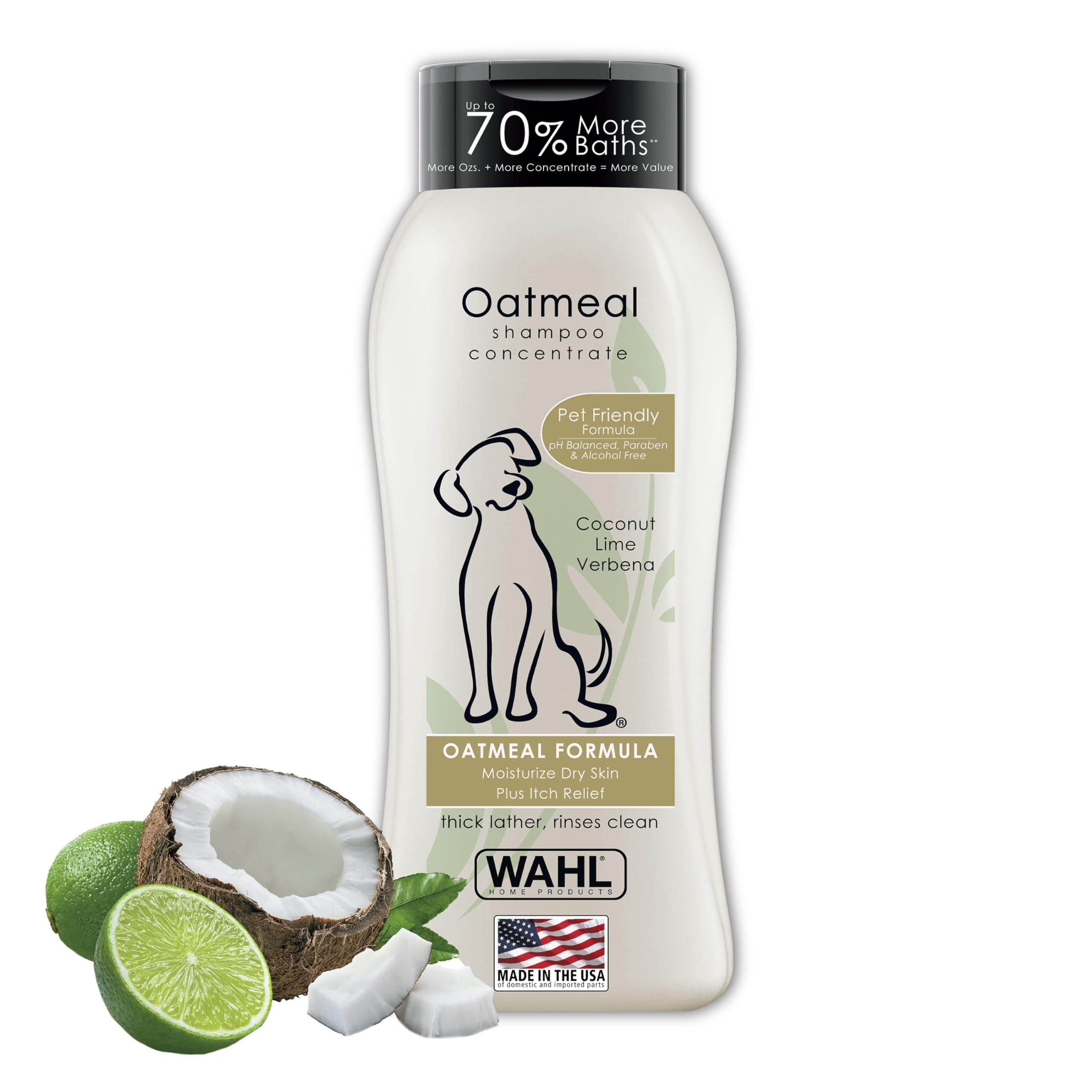 Wahl 820004 Oatmeal Shampoo, Coconut Lime Verbena 700 ML