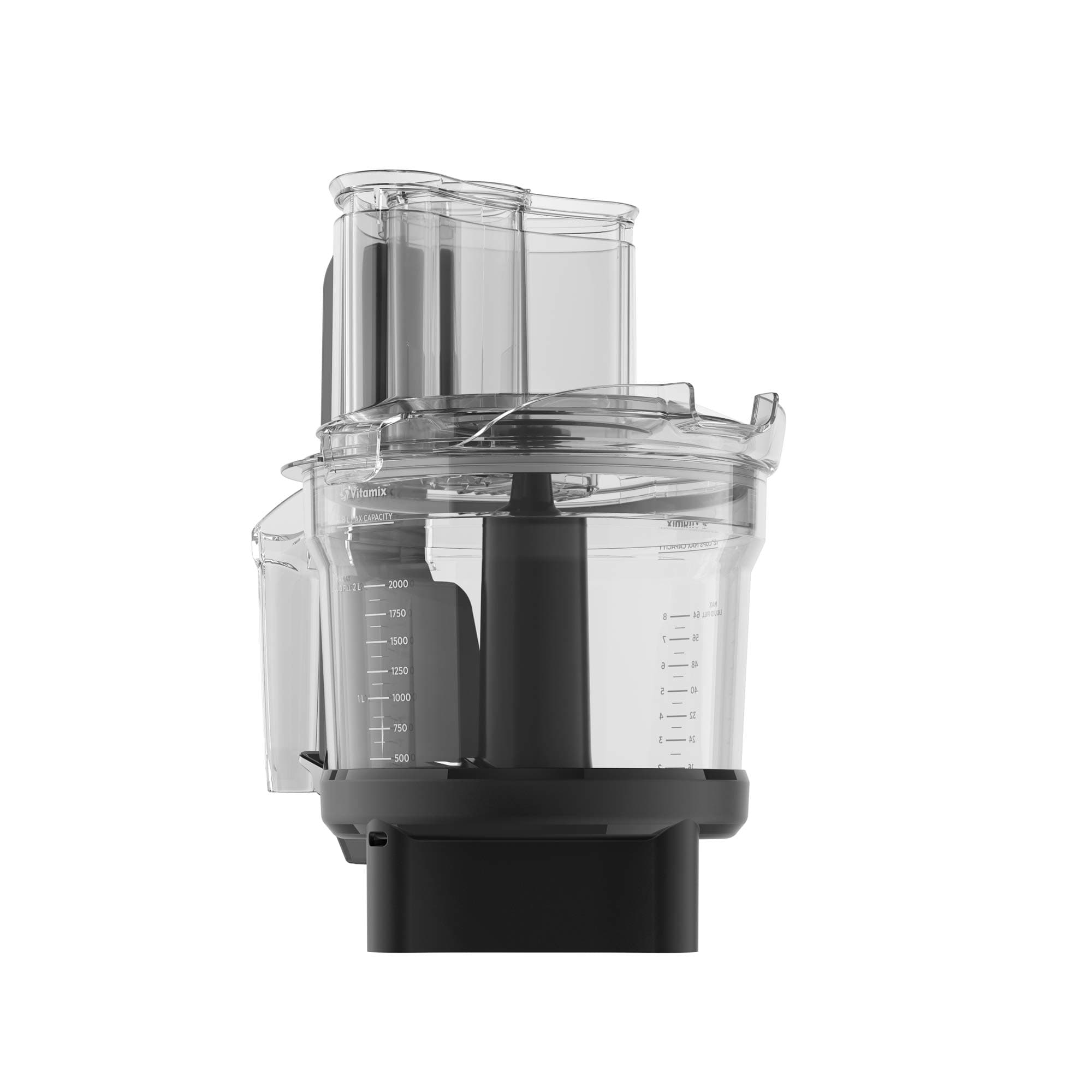 Vitamix 12-Cup Food Processor Attachment with SELF-DETECT, BPA-Free, with Multi-Use Blade and Two Reversible Discs, Compatible with Ascent and Venturist Series Vitamix Blenders
