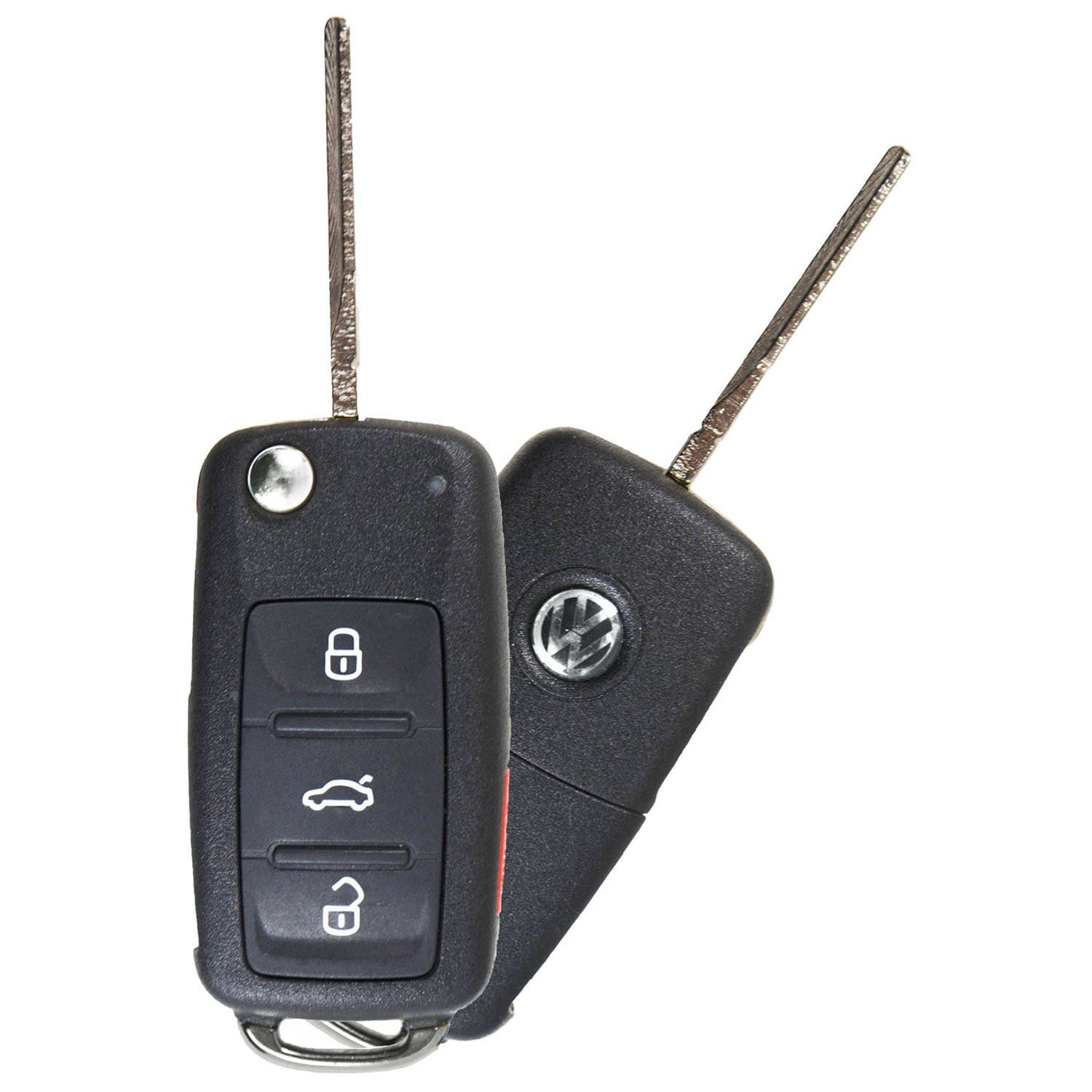 2012-2014 VW Beetle Virgin CHIP and New Key Blade Remote Transponder NBG010180T