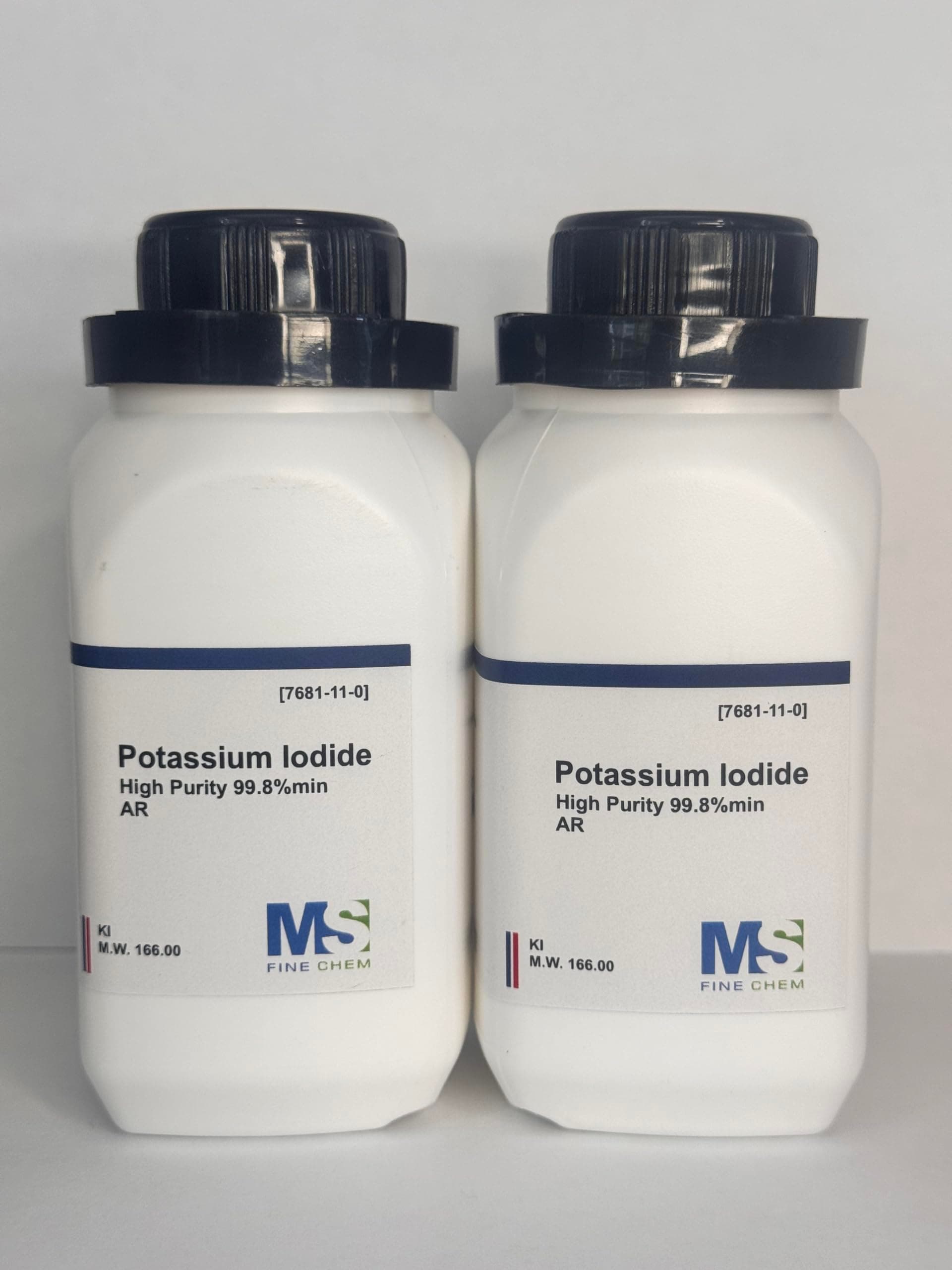 Potassium Iodide, High Purity Crystals/Powder 200 Grams (2x100 Grams)