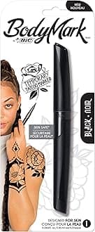 Bic BodyMark Temporary Tattoo Markers Black
