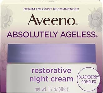 Absolutely Ageless Restorative Night Cream Facial Moisturizer with Antioxidant-Rich Blackberry Complex, Vitamin C & E, Hypoallergenic, Non-Greasy & Non-Comedogenic, 1.7 fl. oz