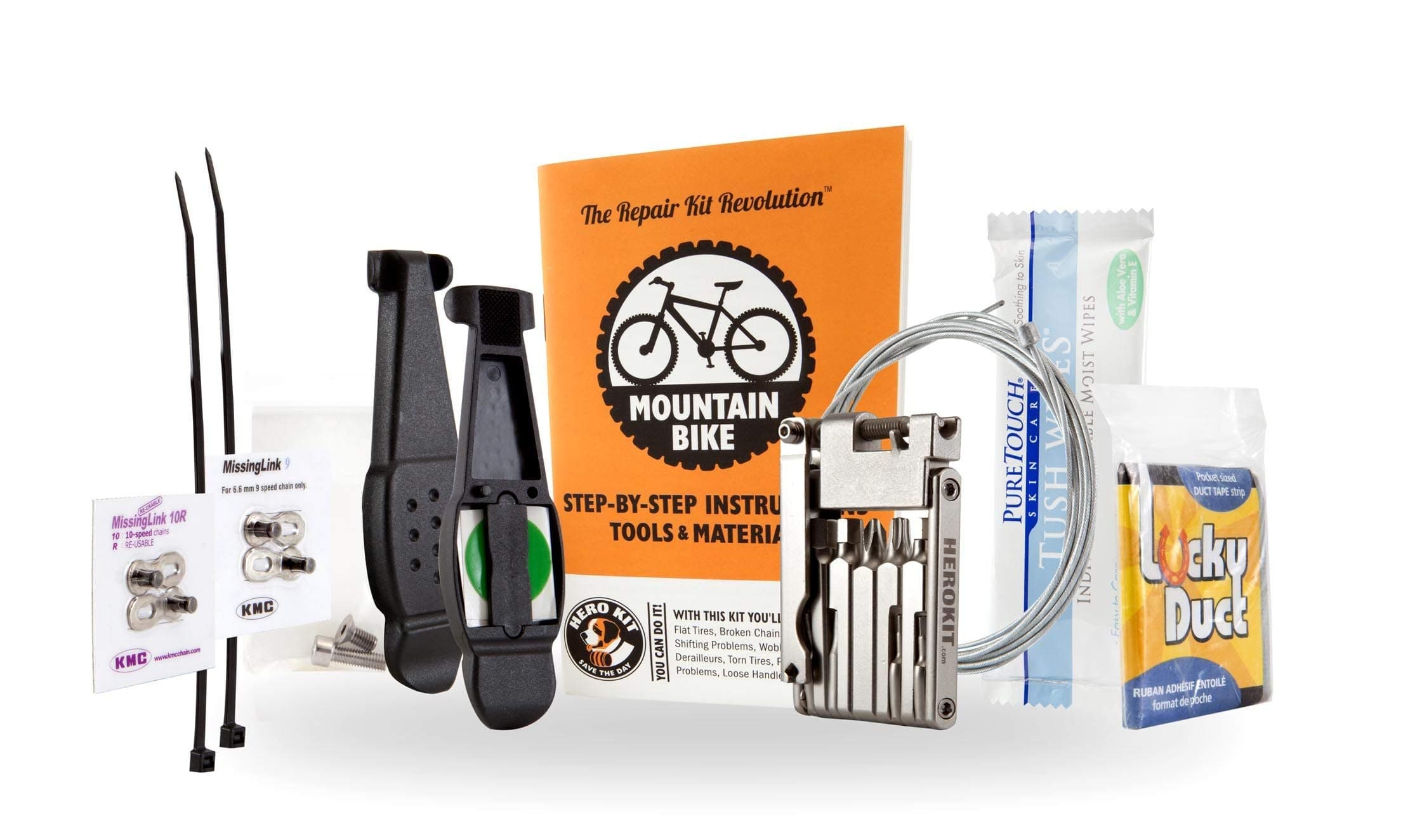 Mountain Bike Repair Kit - Light, Compact, Great Value