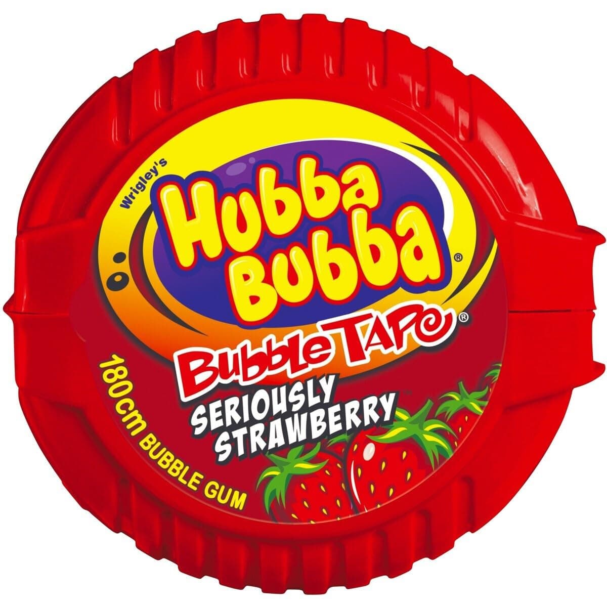 Wrigley's Hubba Bubba Bubble Tape Seriously Strawberry 56g