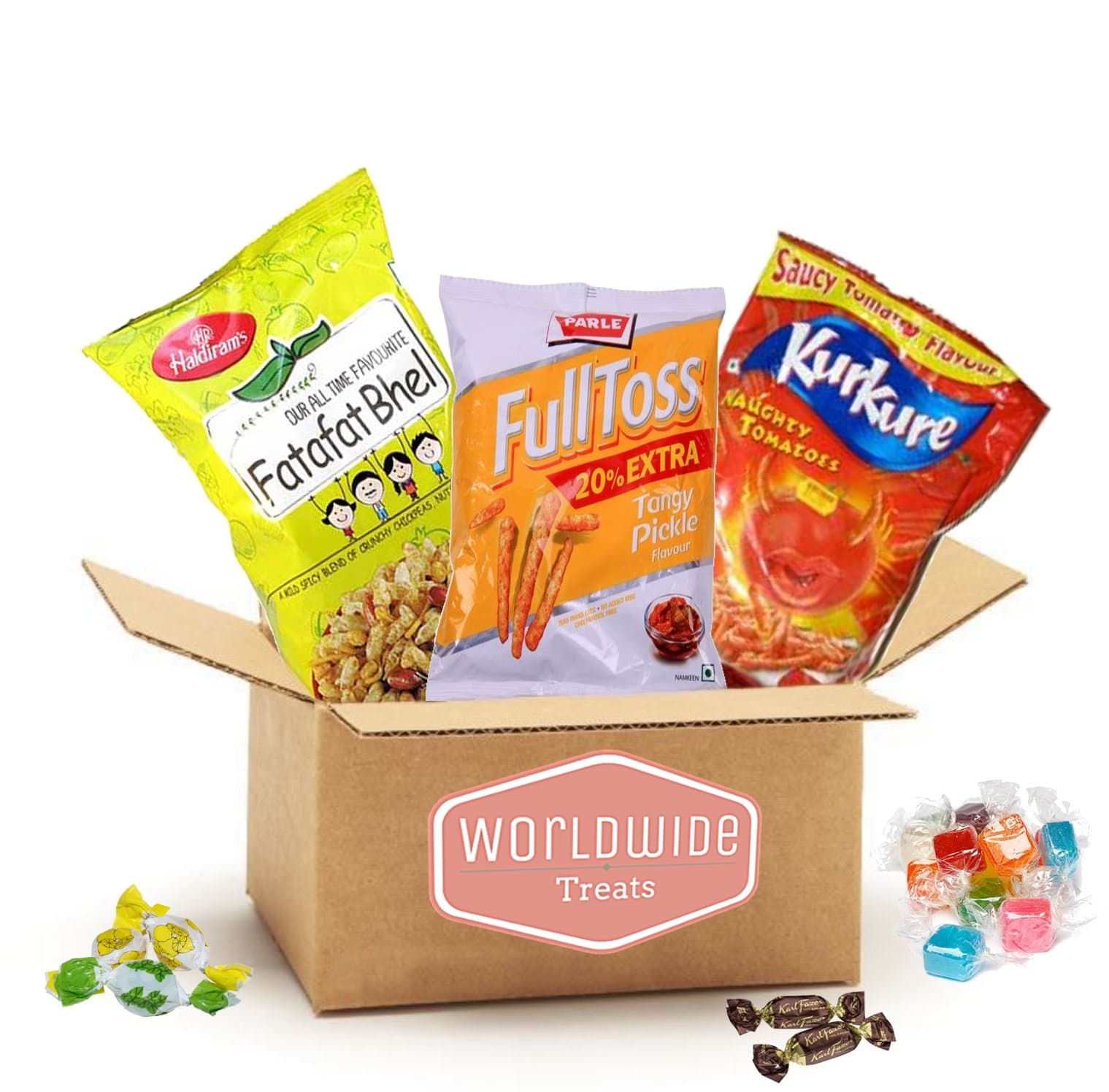 Mini Indian Snack Mix Package by WorldwideTreats