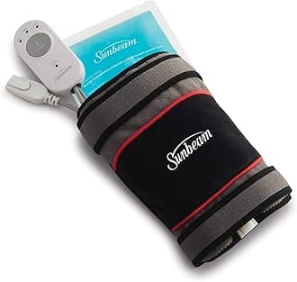 Heating Pad Wrap for Joint Pain Relief with Frozen Pack Auto Shut Off and Moist Heating Option Black/Grey