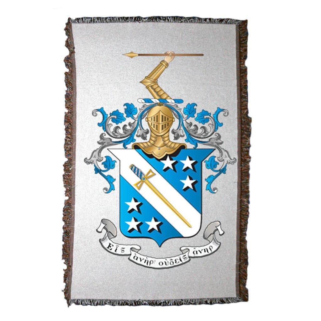VictoryStore Blanket - Phi Delta Theta Woven Blanket, Crest Design