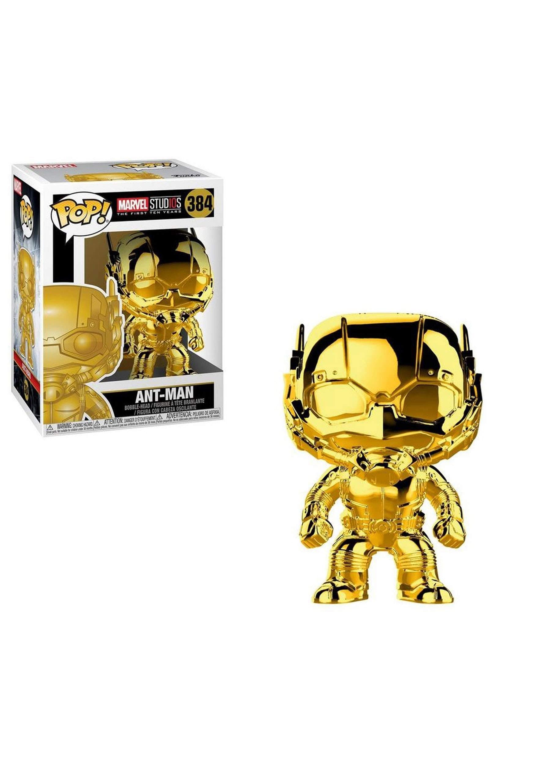 Pop! Bobble: Marvel: Studios 10: Ant-Man (Chrome)
