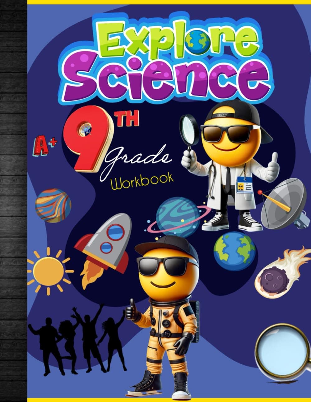 9th Grade Science Workbook: Grade 9 Lesson Homeschool Classroom Curriculum Worksheet School Book: With Answer Key, Science Experiment Template, Grades Tracker Sheets and End-of-Year-Elevation Form Paperback – 12 June 2024