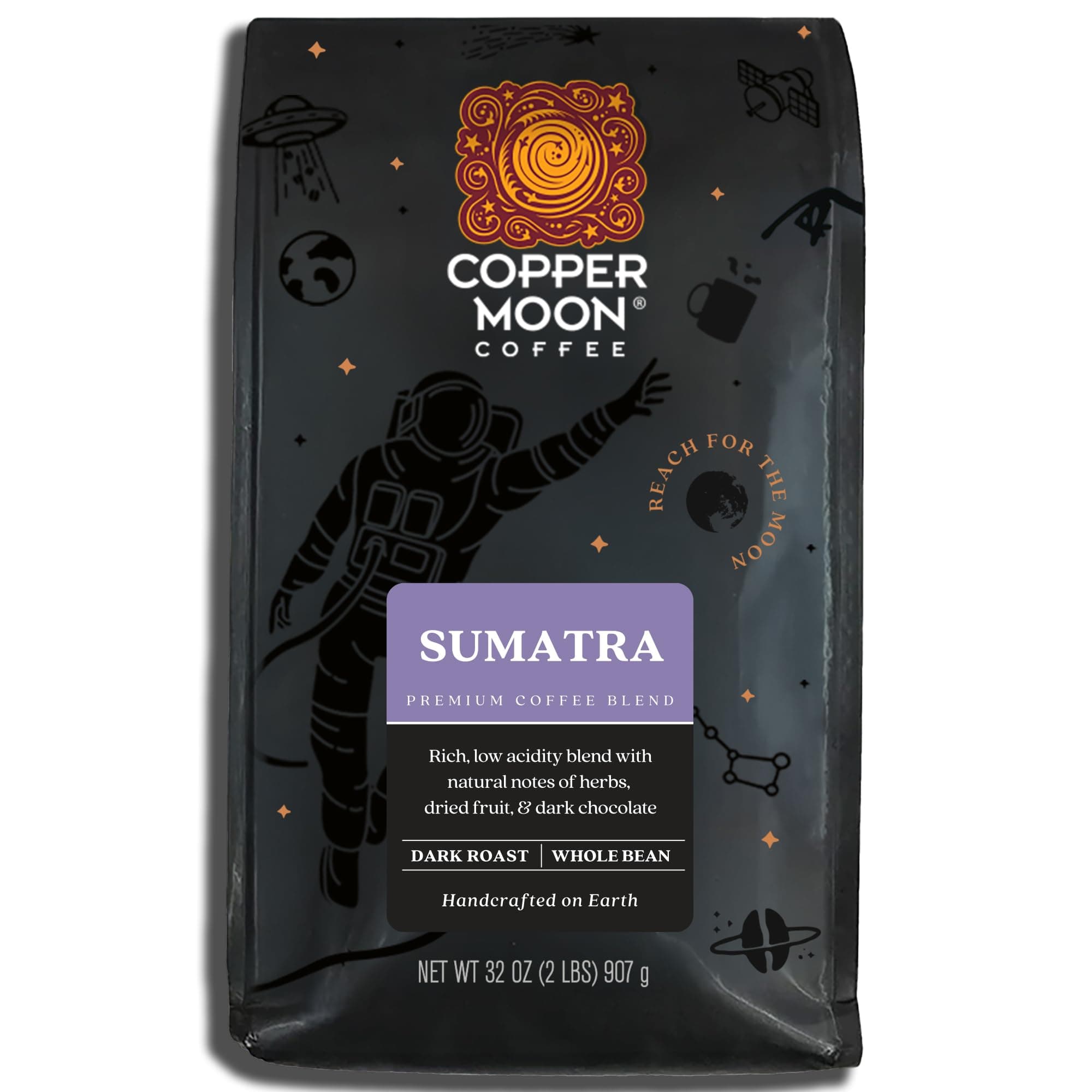 Coffee Sumatra Dark, Whole Bean, 0.9kg
