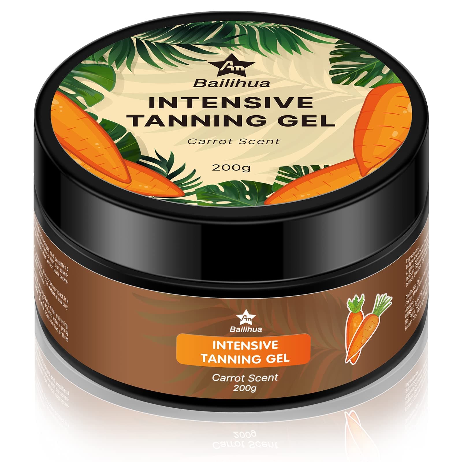 Tanning Accelerator Tanning Gel Accelerator Cream Tanning Accelerator for Sun (carrot)