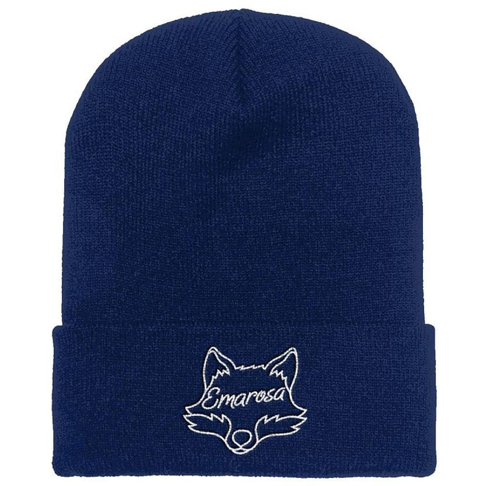 Men's Fox Head Beanie Navy