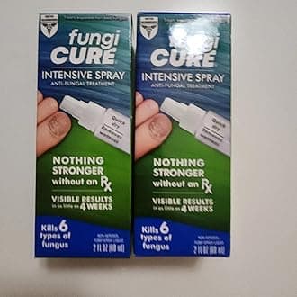 FungiCure Intensive Anti-Fungal Treatment Spray Liquid - 2 fl oz, Pack of 5