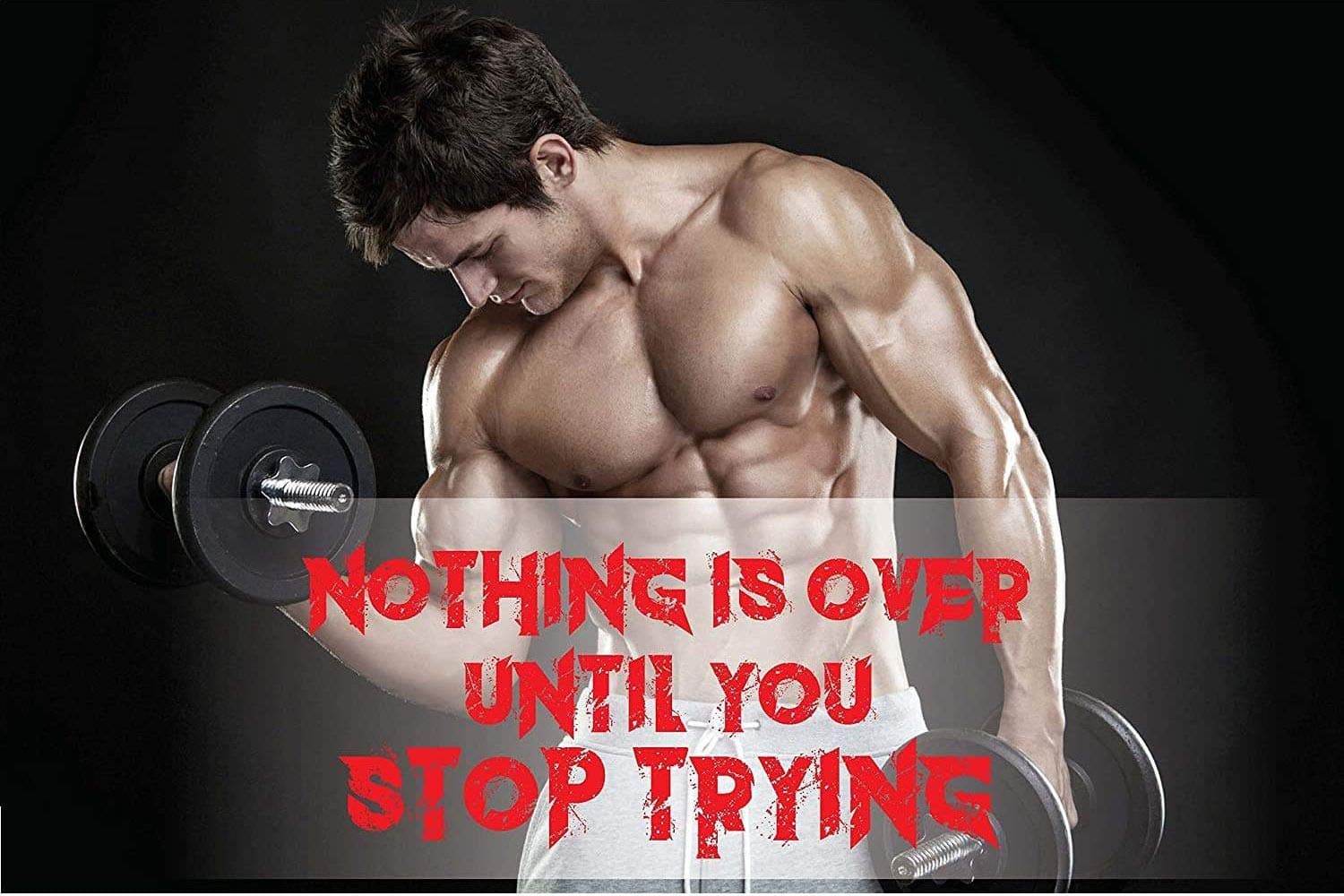 PRINTELLIGENT Gym Poster (12 X 18)