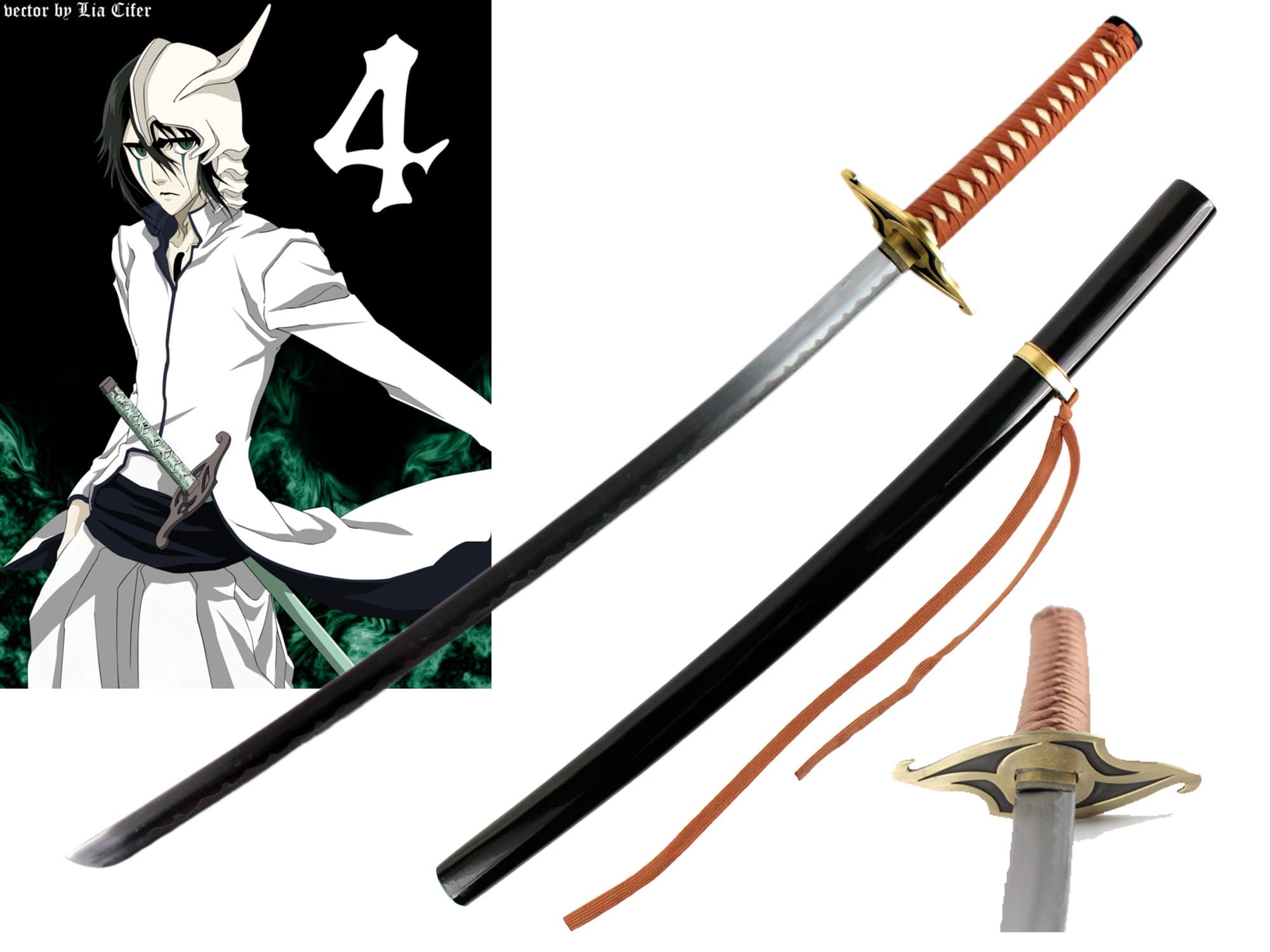 41" Bleach Anime Ulquiorra Cifer Sword