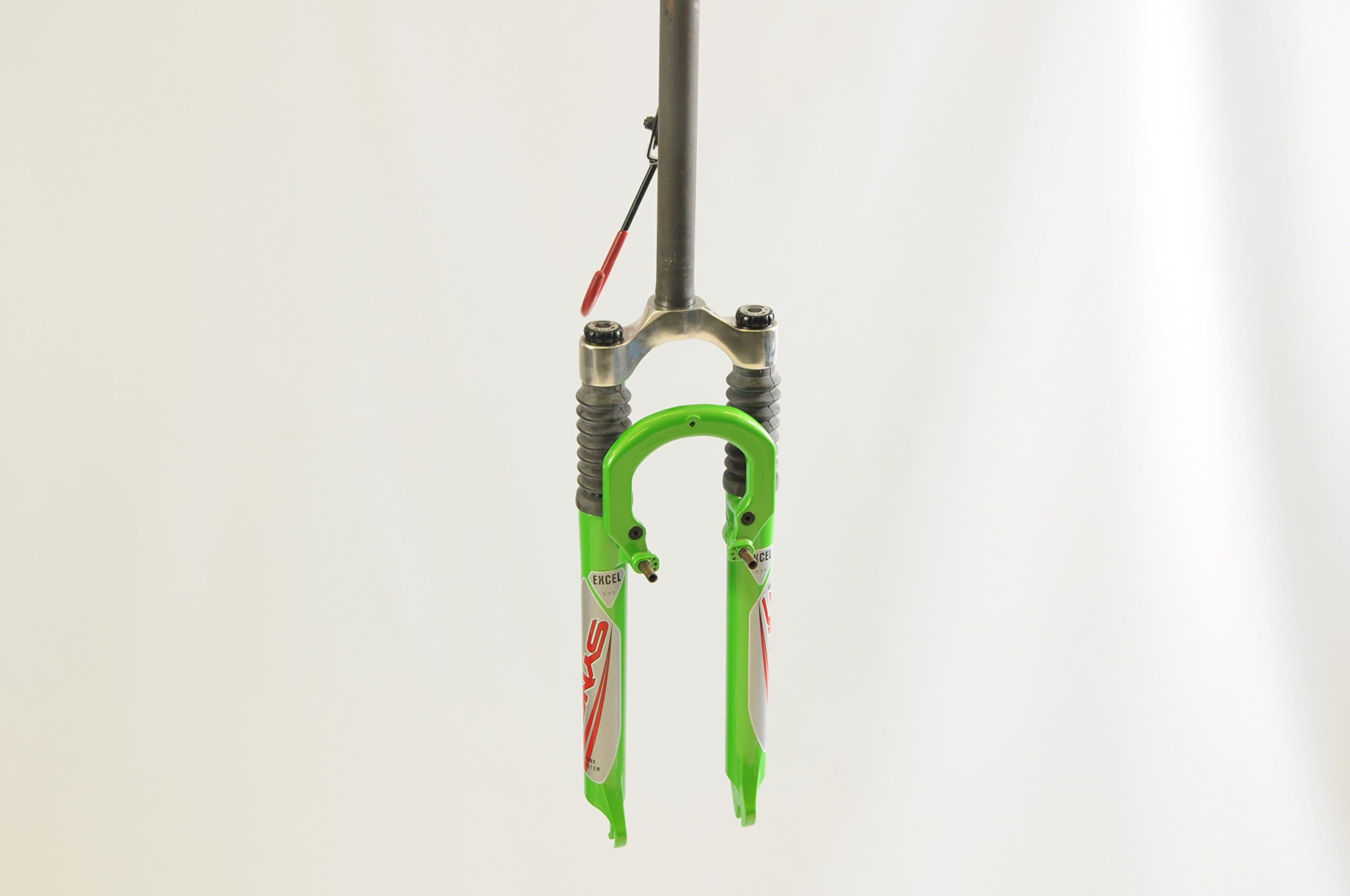 26" MTB SUSPENSION FORK SYNC EXCEL 535 V-BRAKES 1 1/8” WITH PRELOAD ADJUST, ALLOY BLADES & CROWN,CR-MO STANCHIONS GREEN