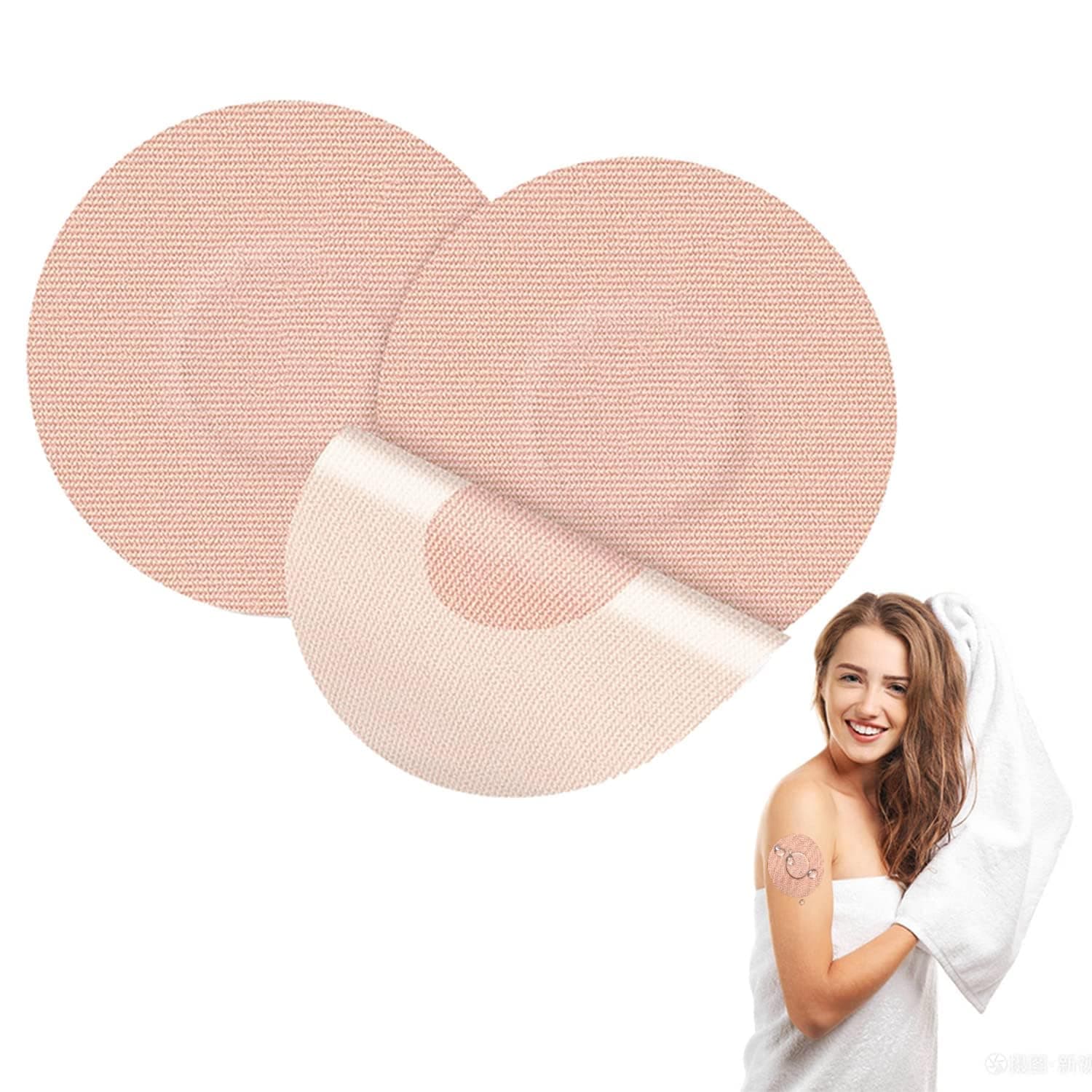 Oshima 30 Pack Waterproof Adhesive Sensor Covers For Freestyle Patche Libre 1/2/3/Pro Long Fixation Your Cgm Overpatch Tape-Compatible With Enlite-Guardian-Dexcom