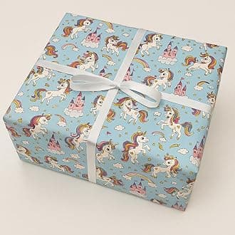 LA TROVE Colourful Gift Wrapping Paper Sheet For Gift Packing|Gift Wrap Roll, Gift Papers Sheets, Gift Cover Wrapping Paper(Unicorn, Pack 0F 10),Multi